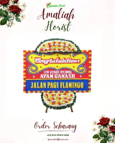 Bunga Papan Congratulation di Parangtritis